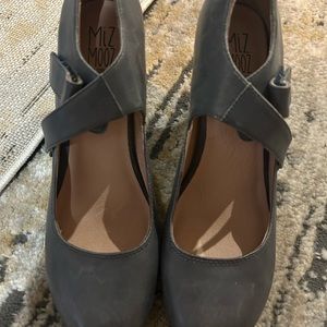 Mix mooz grey size nine heeled
